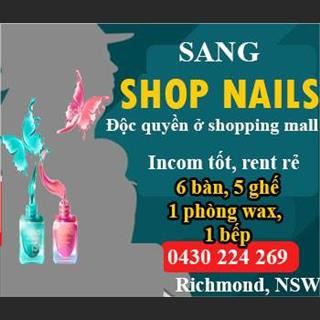 Sang gấp shop nail độc quyền trong shopping mall, income tốt, rent rẻ