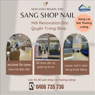 Sang shop nails mới renovation độc quyền trong shop