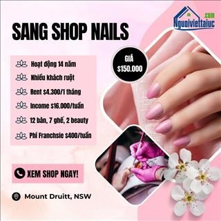 Sang lại shop nails đông khách, rent rẻ vùng Mount Druitt, NSW